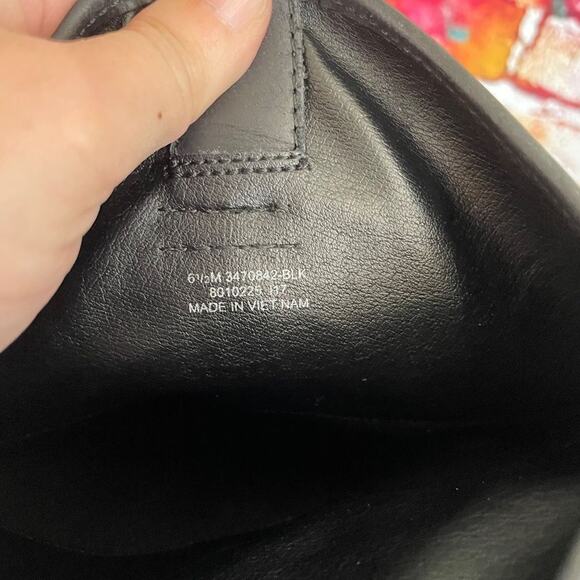 Frye & Co Tania Black Leather Pull On Tall Riding Boots Equestrain Size 6 1/2 - Picture 6 of 16